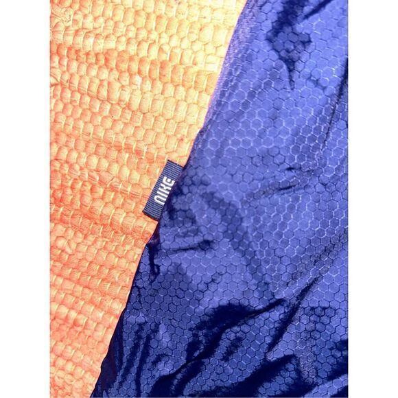 Vintage 90s Nike Mens large Distressed Mini Swoosh Lined Wide Leg Pants, Vintage - Picture 4 of 11